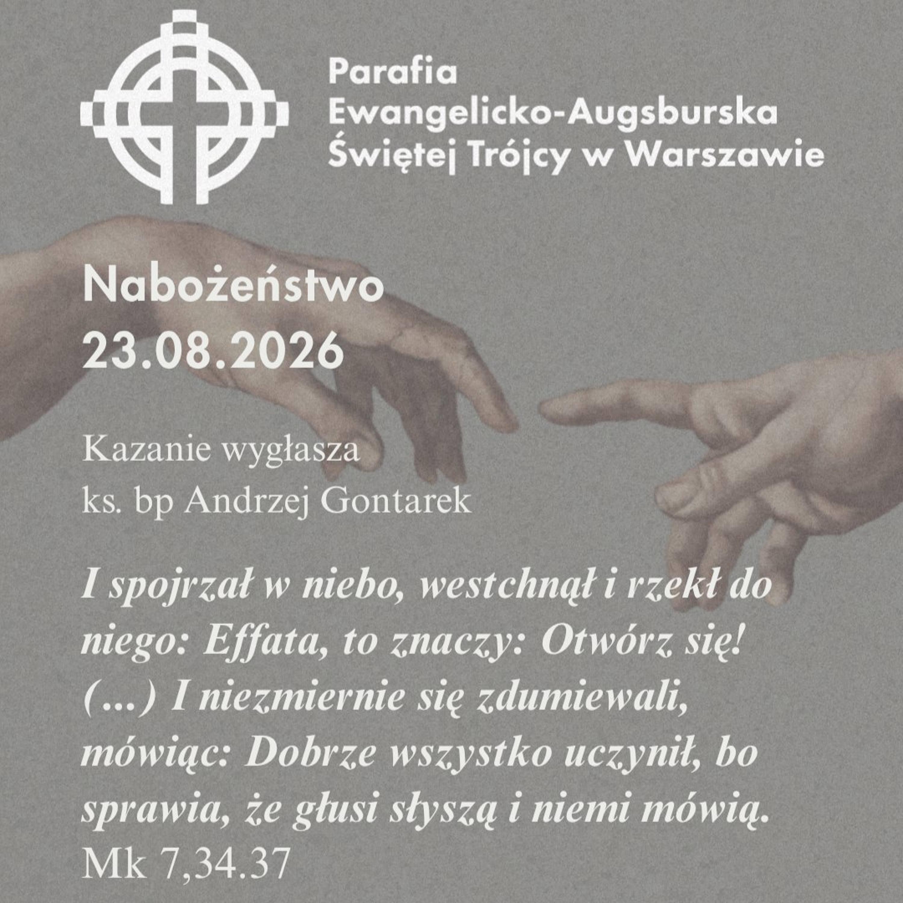 Rozważanie z Ekumenicznego Nabożeństwa Słowa w dniu 23.08.2026 episode artwork