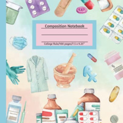 download PDF √ Pharmacy Composition Notebook: Pharmacy Medicine College Rule Notebook