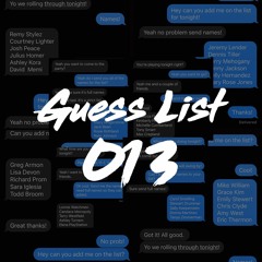 GUESS LIST 013
