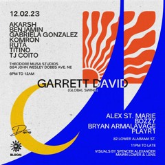 Bloom 003: Tj Coito & Titino @ Theodore Musa Studios 12.02.2023