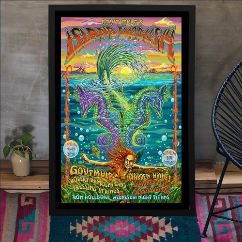 Stream Gov’t Mule Jan 1417 2025 Runaway Bay, Jamaica Poster by