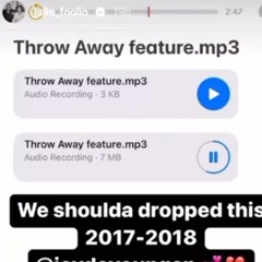 Throw away - jaydayoungan ft foolio