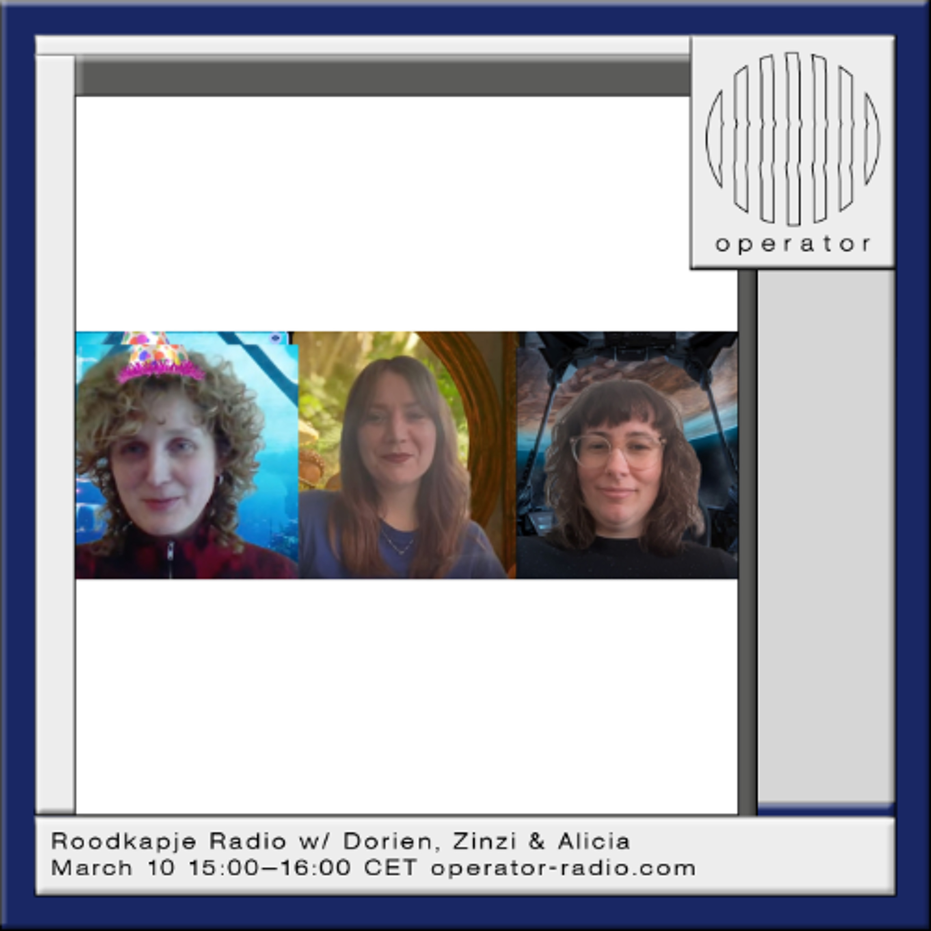 Roodkapje Radio w/ Dorien, Zinzi & Alicia - 10th March 2026 episode artwork