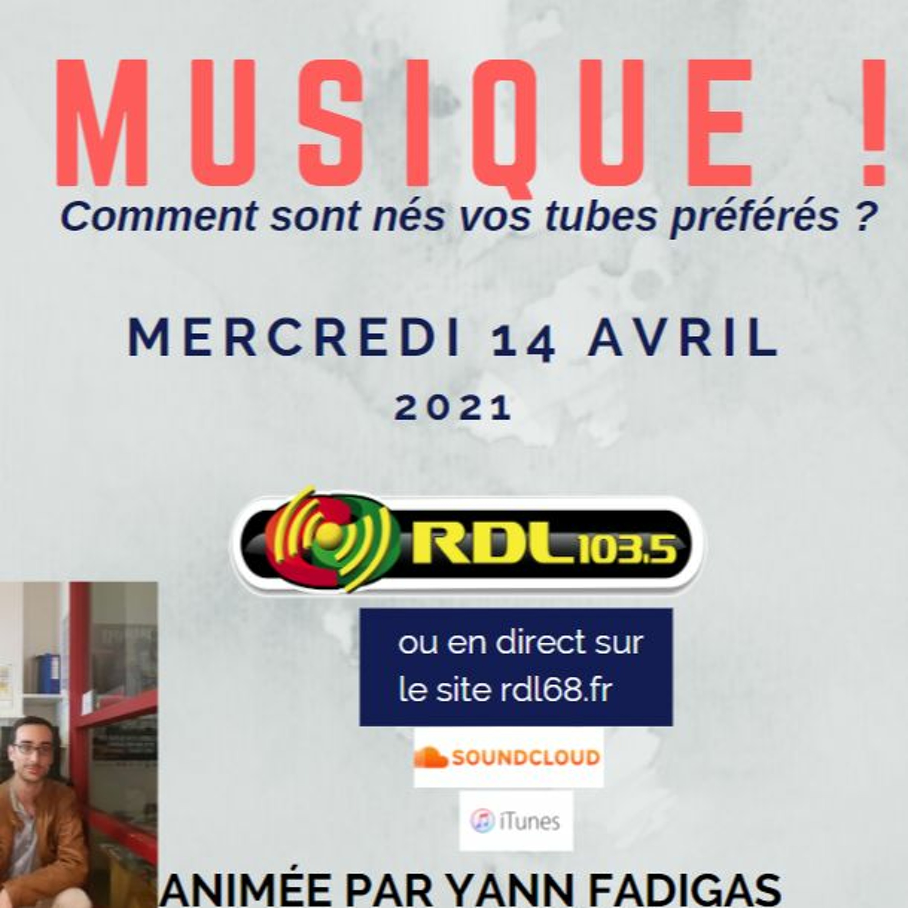 MUSIQUE ! 96 - 14 04 21 - L'aventurier / I believe I can fly / Jeune demoiselle / Color Gitano episode artwork