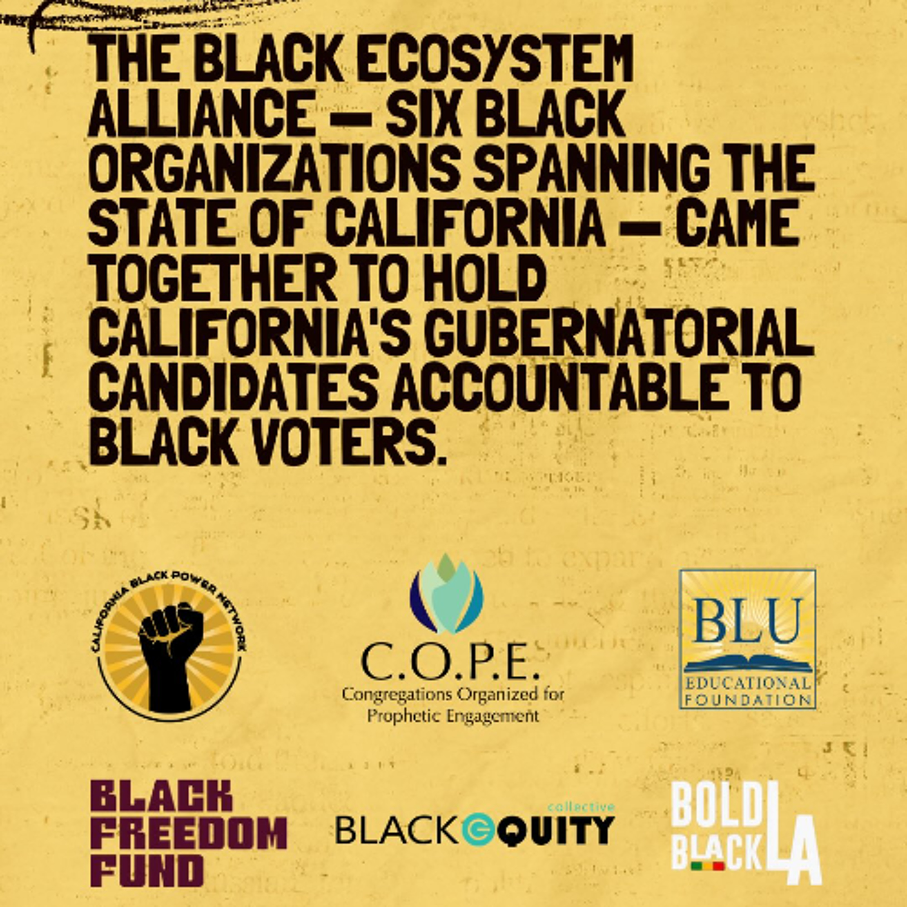 KPFK Conversation Piece California Black Ecosystem Gubernatorial Forum episode artwork