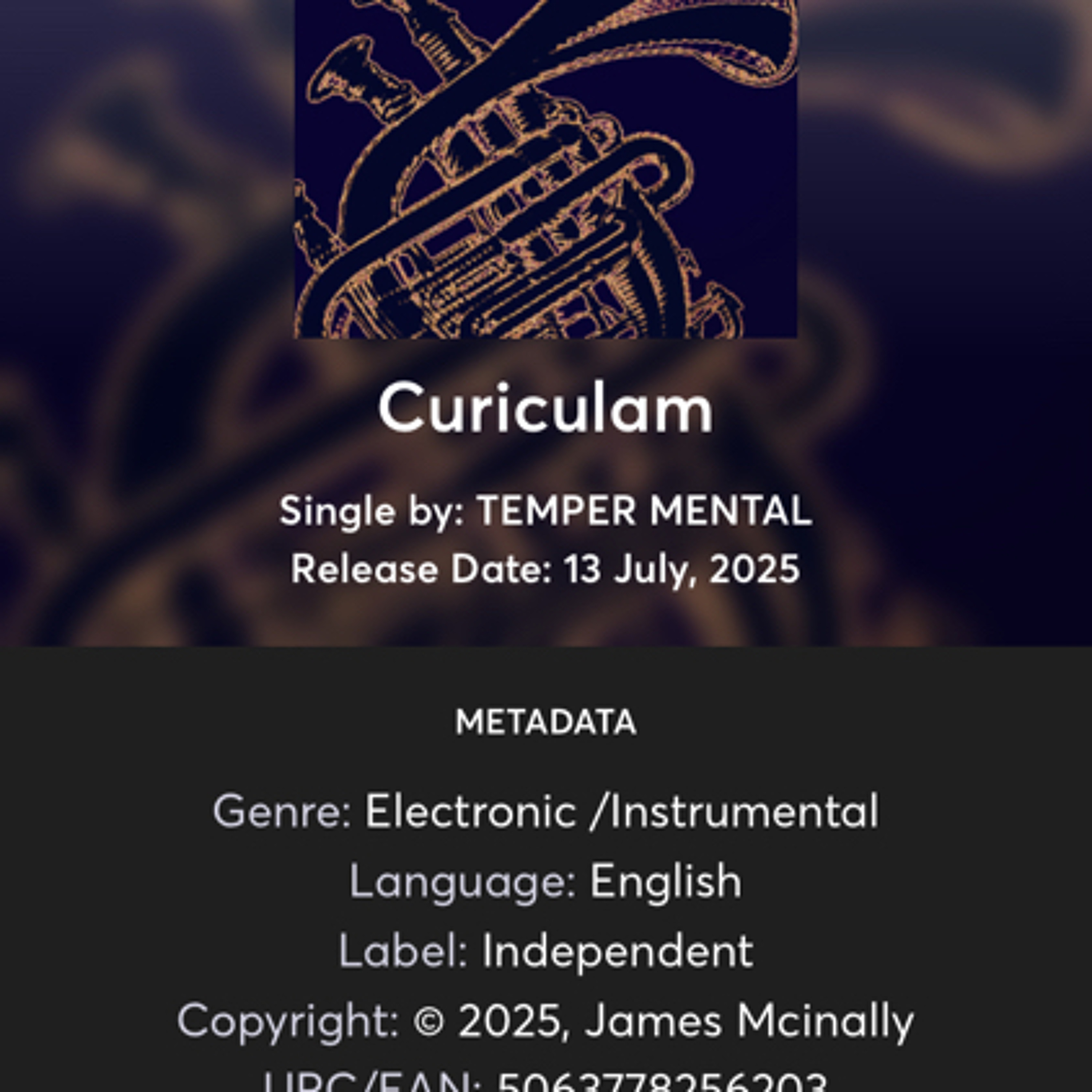 Curiculam (original mix) episode artwork