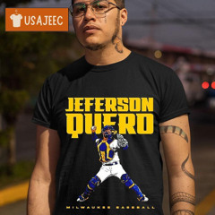 Jeferson Quero Player Milwaukee Brewers Baseball Shirt