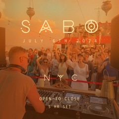 SABO - 5 hours Open to Close NYC