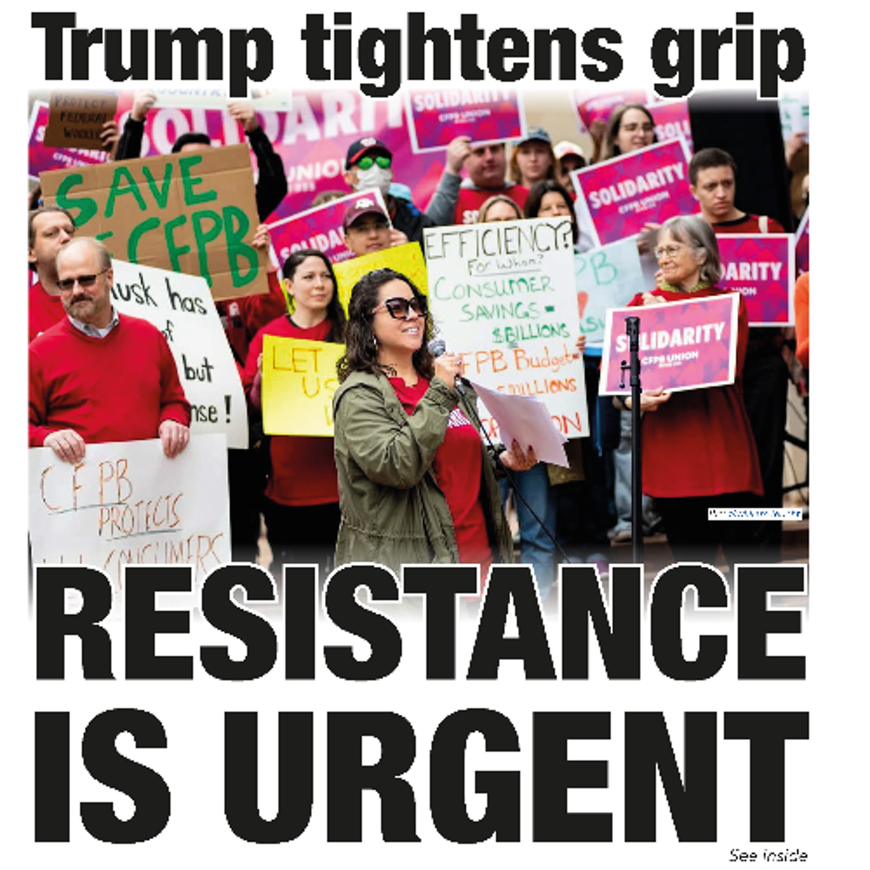 737 — Trump tightens grip: Resistence is urgent | Stop the cuts! | Gaza | More