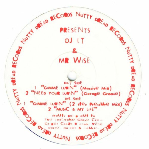 DJ LT & Mr Wise - Gimme Luvin (Nutty Dread Records)