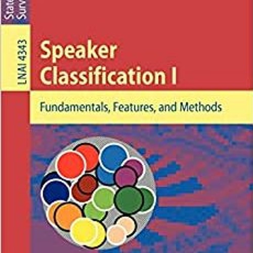 Stream [EBOOK] Speaker Classification I Fundamentals, Features, and