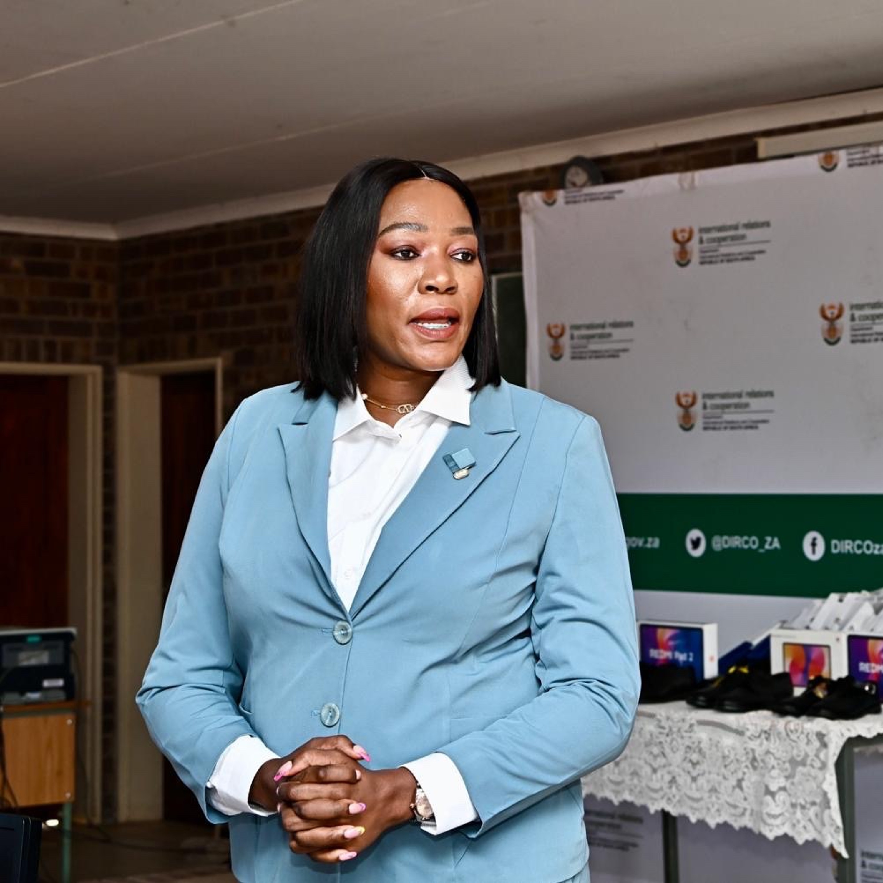 Deputy Minister of International Relations Moraka wrap up at Matswara Secondary School in Lephalale