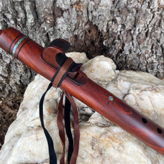 Mahogany Key of Em Native American Style Flute