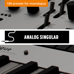 Analog Singular for KORG monologue - Percussion & Drums