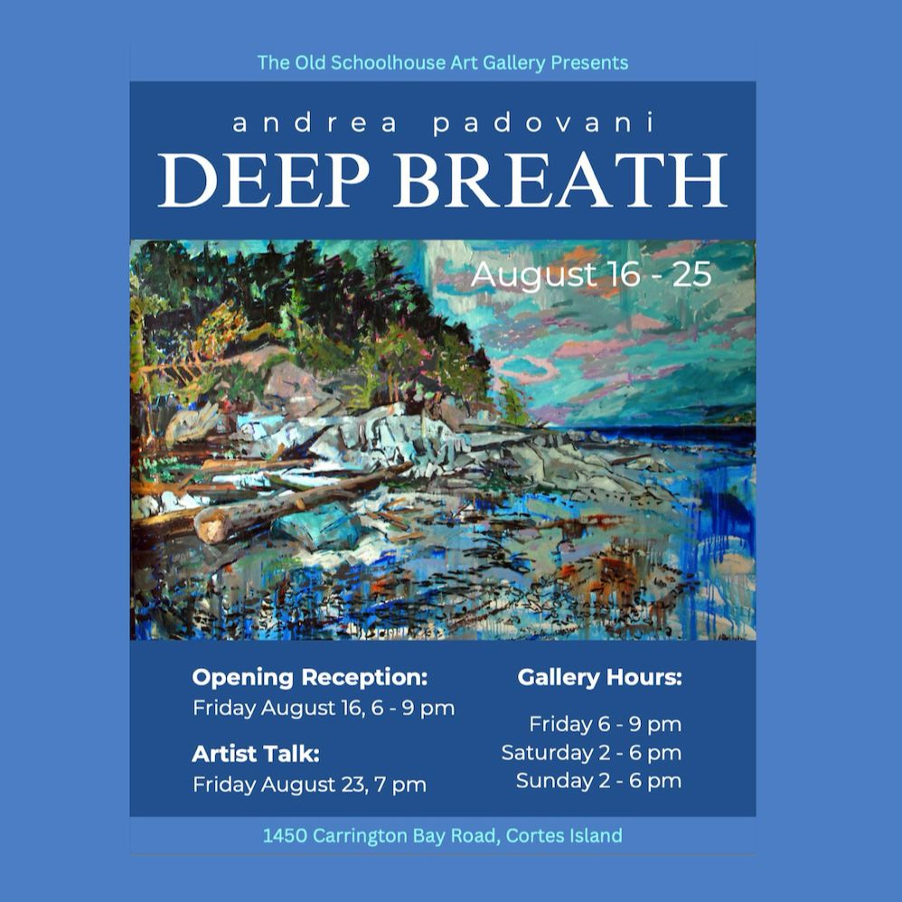 Deep Breath: How Andrea Padovani Sees Cortes Island