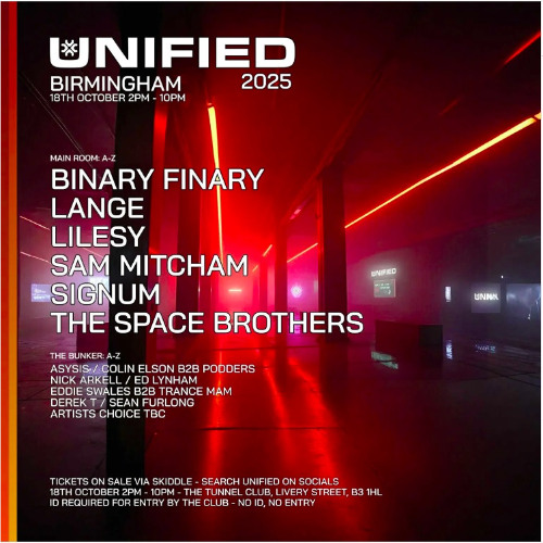 4. Derek T Live @ Unified, Tunnel Club Birmingham 181025 Boosted