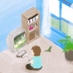 Playing Video Games On A Summer Day With The Windows Open