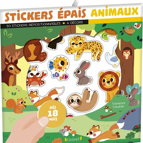 Télécharger en format epub Stickers épais - Animaux - fWe2ZtSxUN