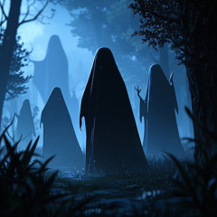 haunted halloween shadows