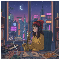 Midnight Before Christmas Lofi Saxophone