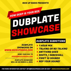 Nice Up Radio Dubplate Showcase Promo Ad