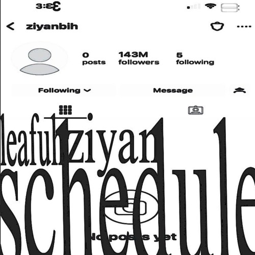 leafuh - schedule (prod. ziyan)