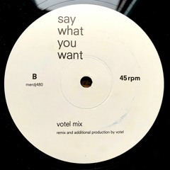 Texas - Say What You Want (Andy Votel Mix 1997)