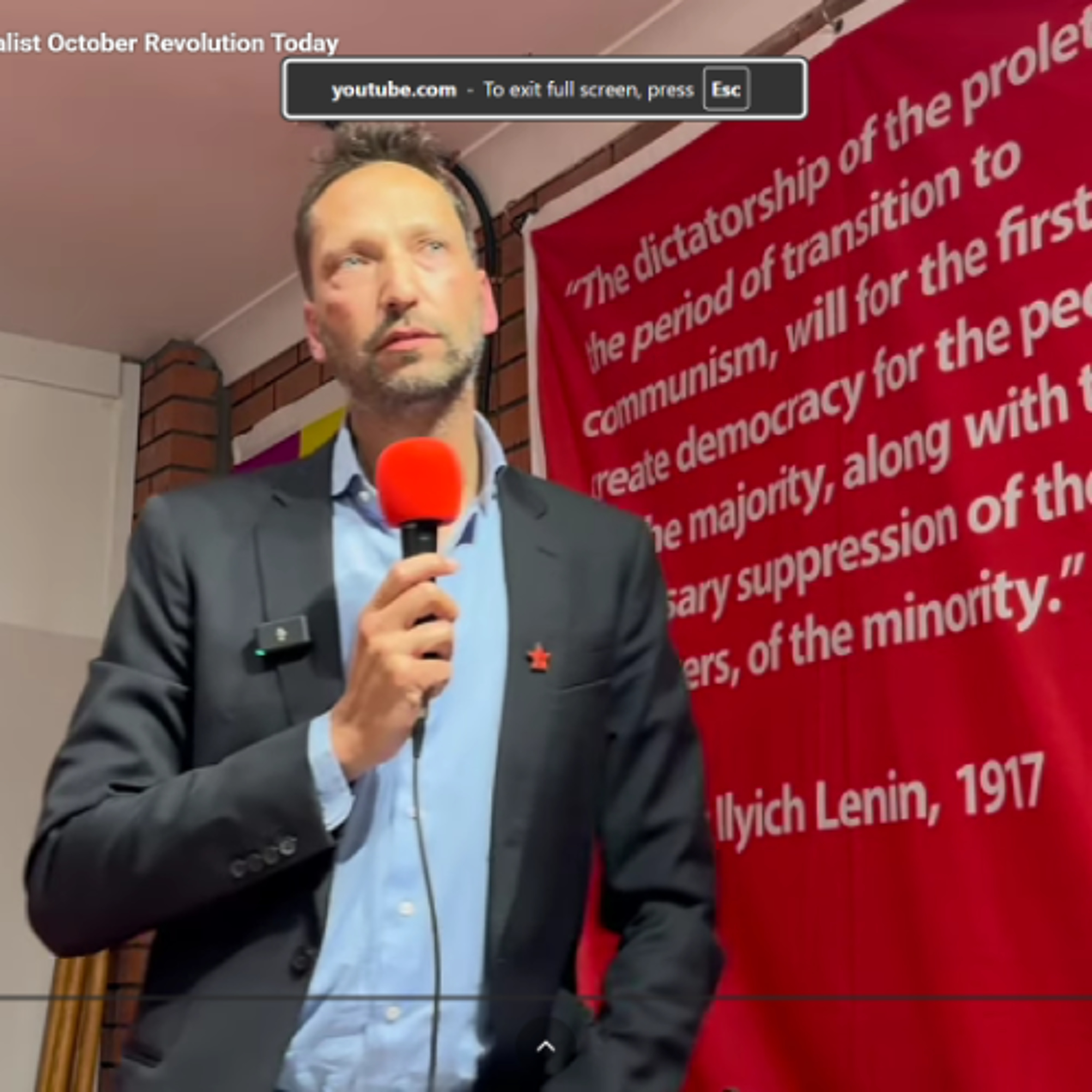 CPGB-ML GS Ranjeet Brar on the significance of the Great Socialist October Revolution today