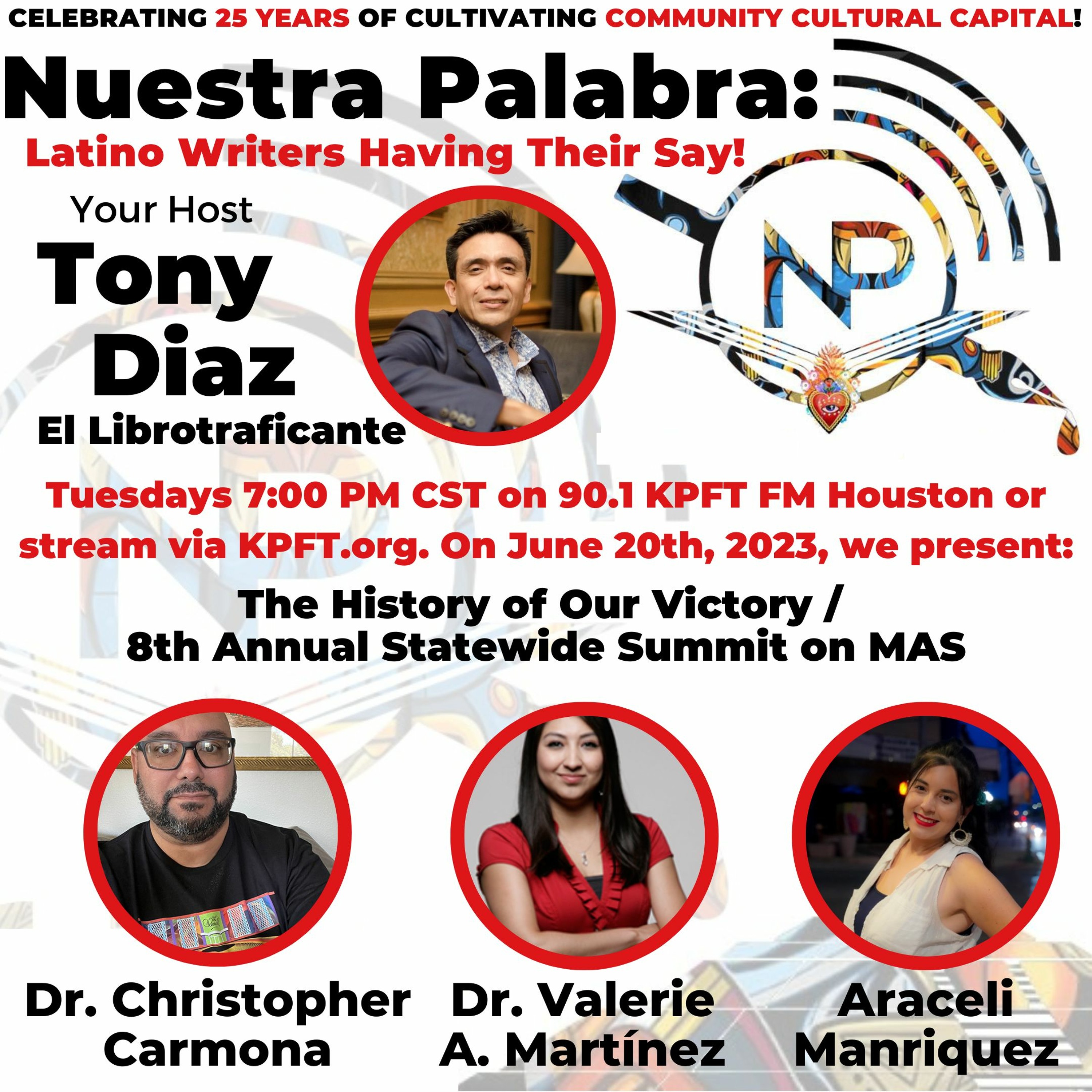 Nuestra Palabra: Latino Writers Have Their Say w/ Tony Diaz