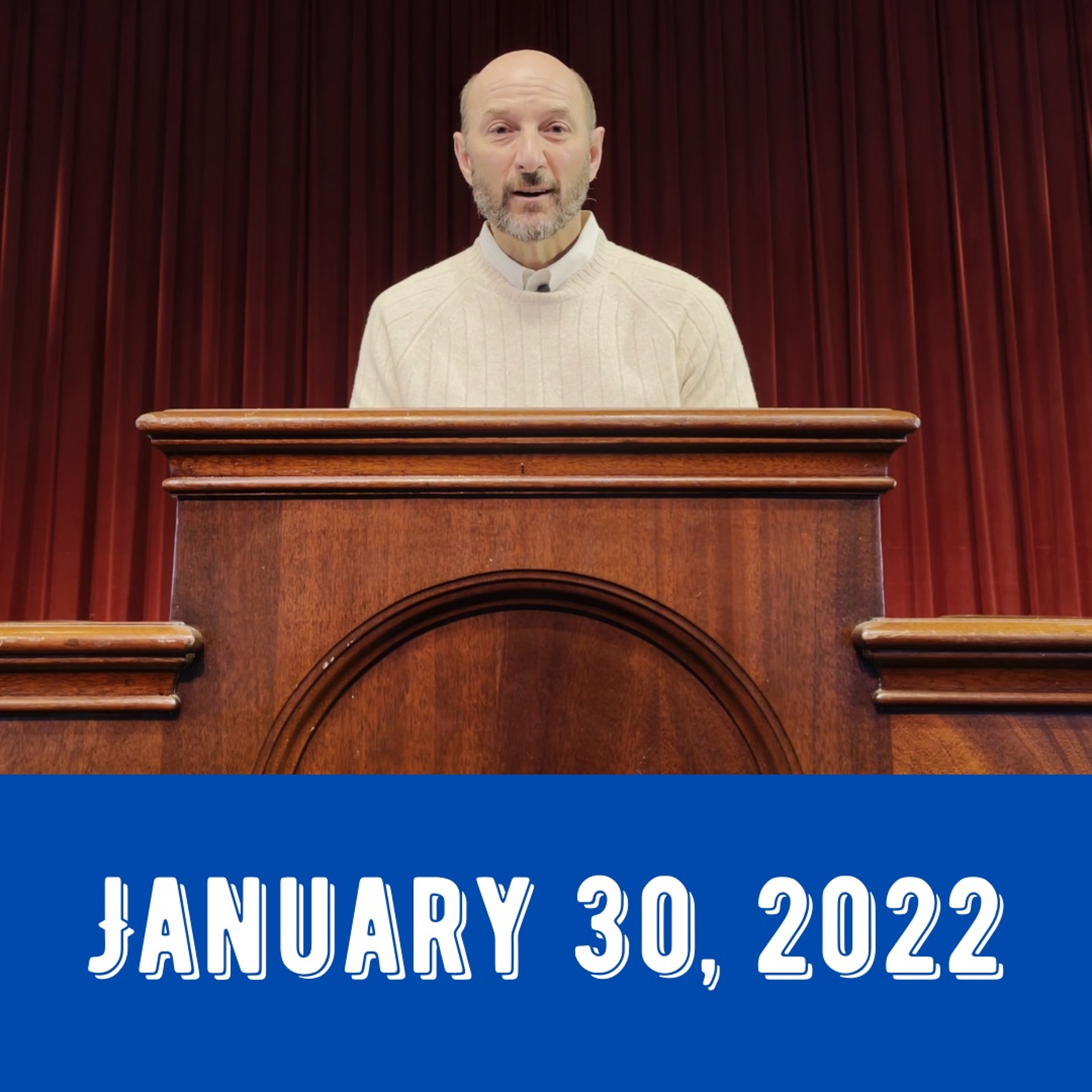 January 30, 2022 Sermon episode artwork