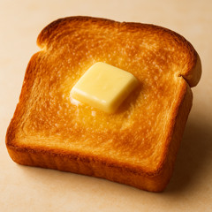 Lightly toasted