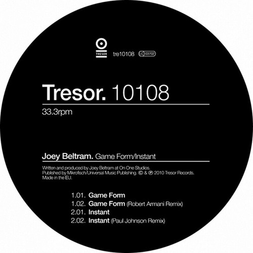 Joey Beltram - Game Form (DJ Rockit OldSchool edit) (Demo)