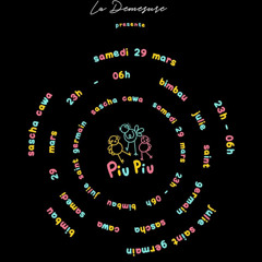 BIMBAU - Piu Piu at La Demesure  (Paris) - Julie Saint Germain birthday edition -