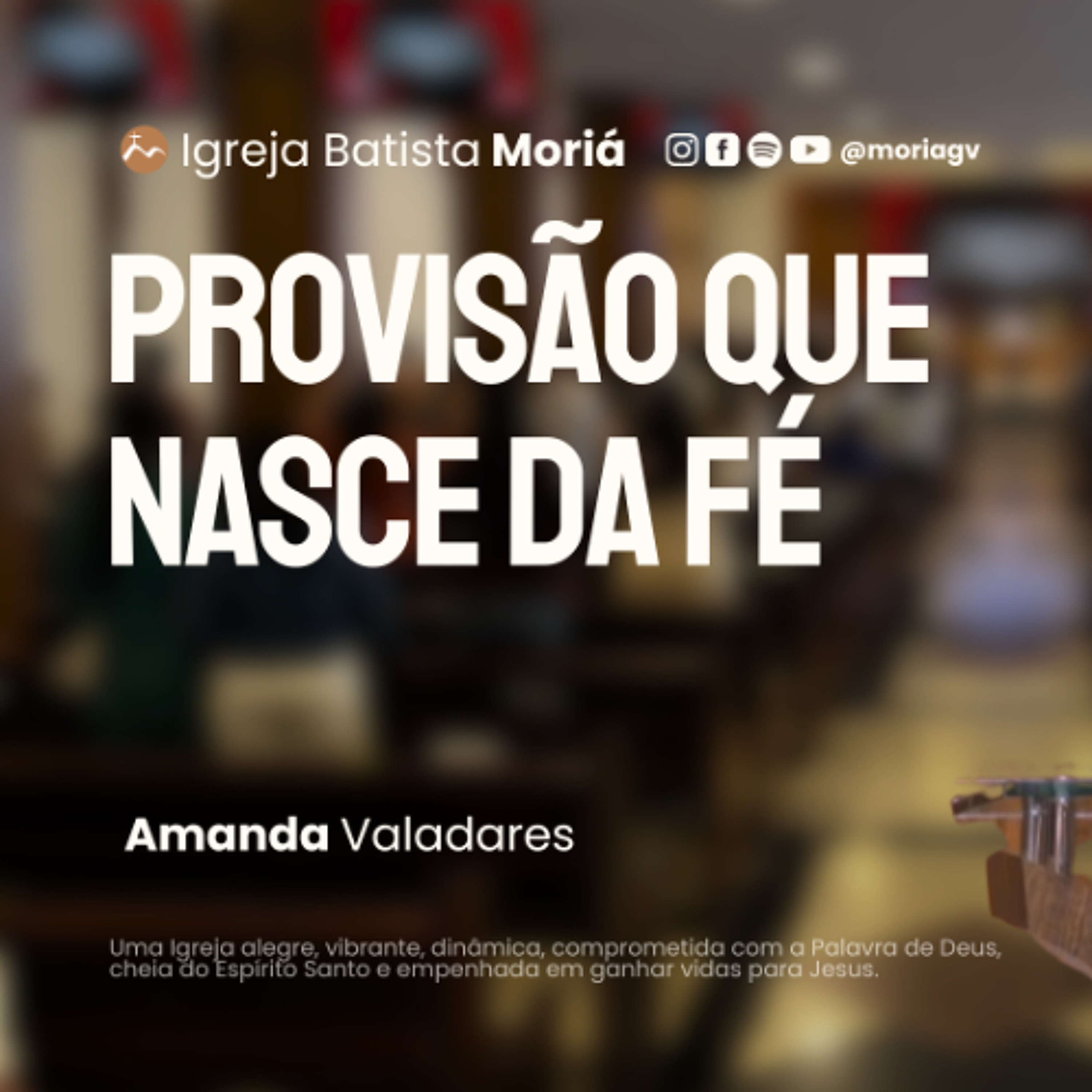 Provisão que nasce da Fé - Amanda Valadares - Culto da Vitória [12.11.2025]