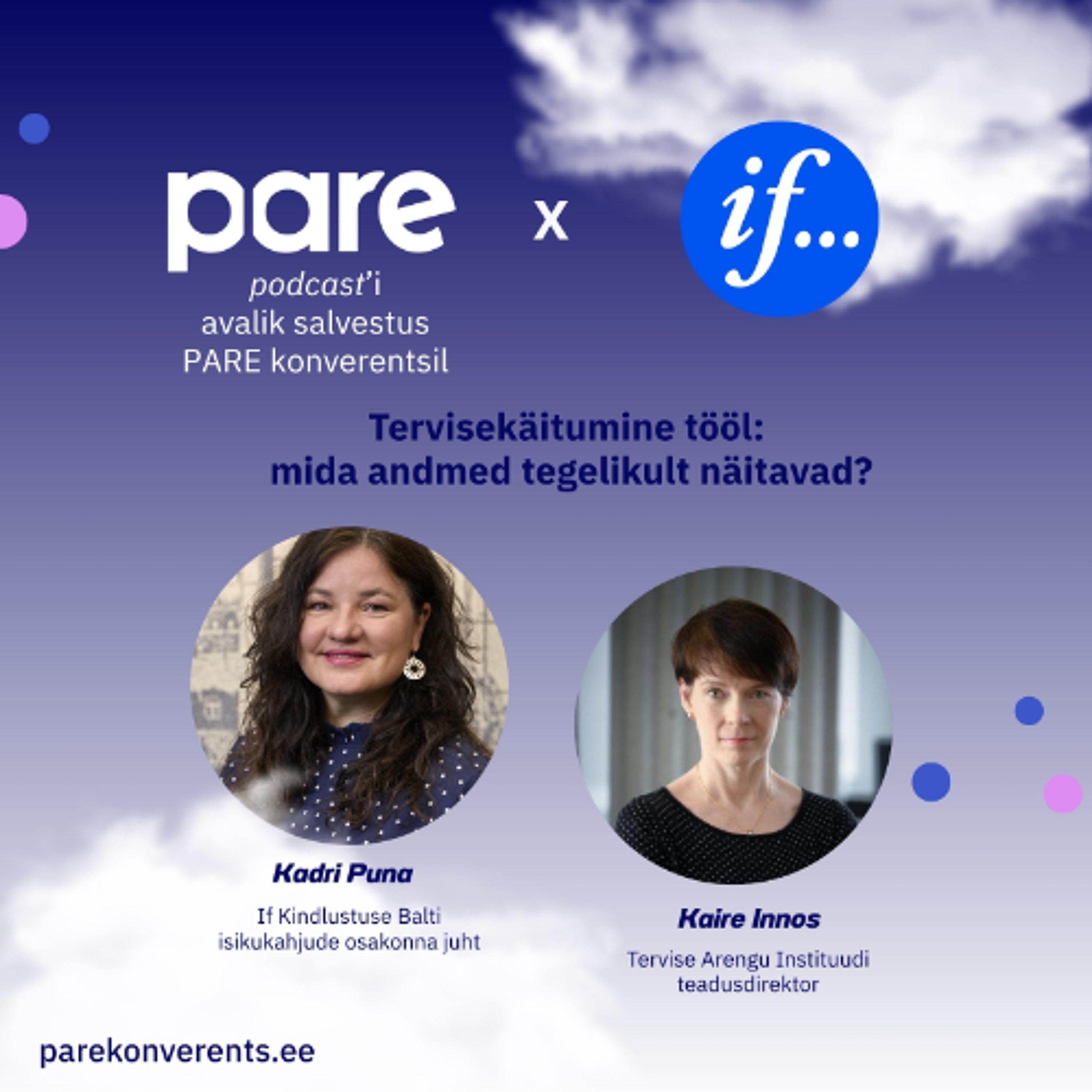 PARE Podcast #106 Tervisekäitumine tööl: mida andmed tegelikult näitavad?