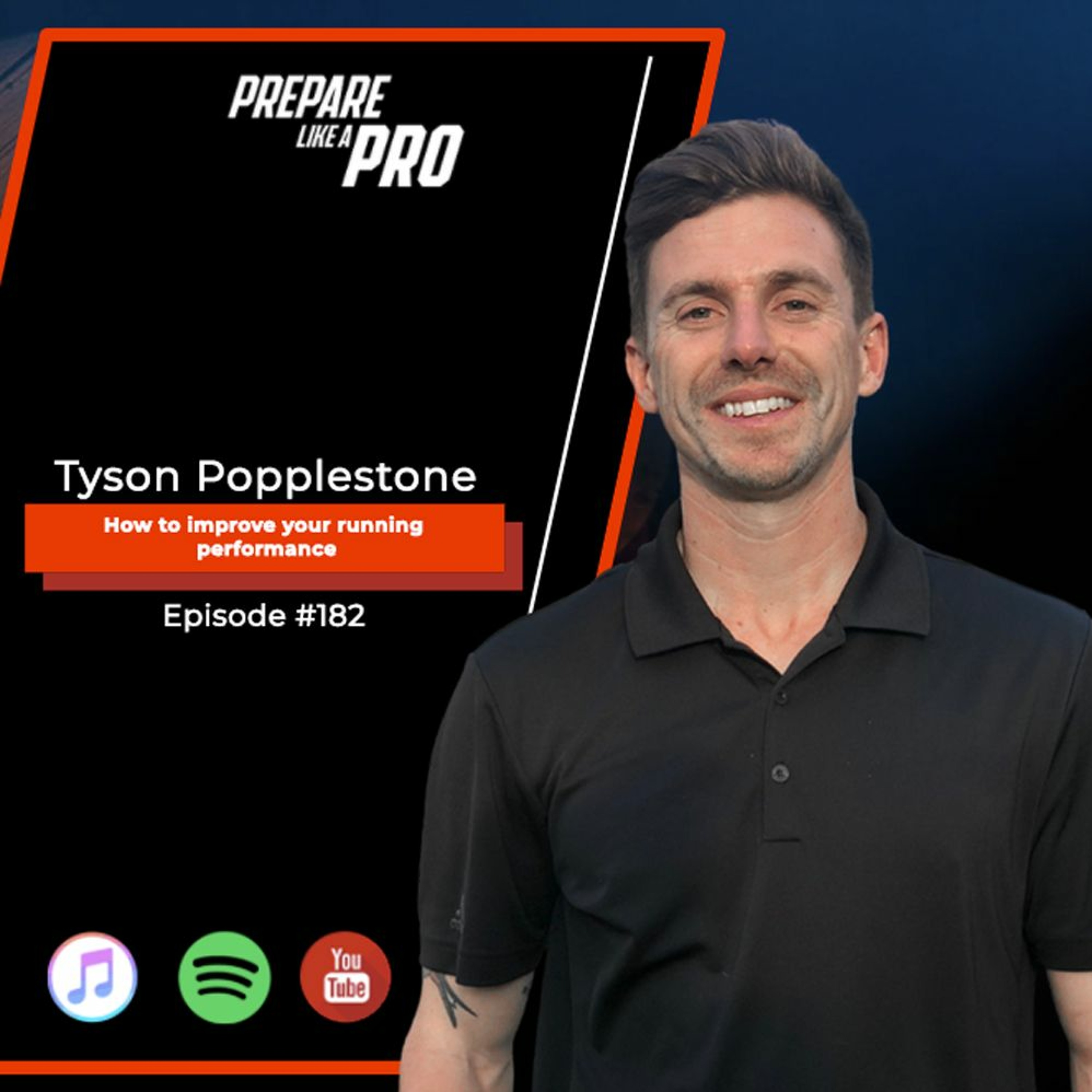 #182 - Tyson Popplestone, How Footballers can Avoid Common Pre Season Running Mistakes episode artwork