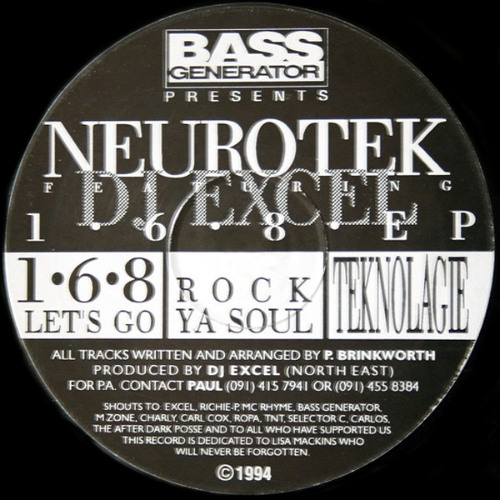 Neurotek Feat DJ Excel - 168 Let's Go