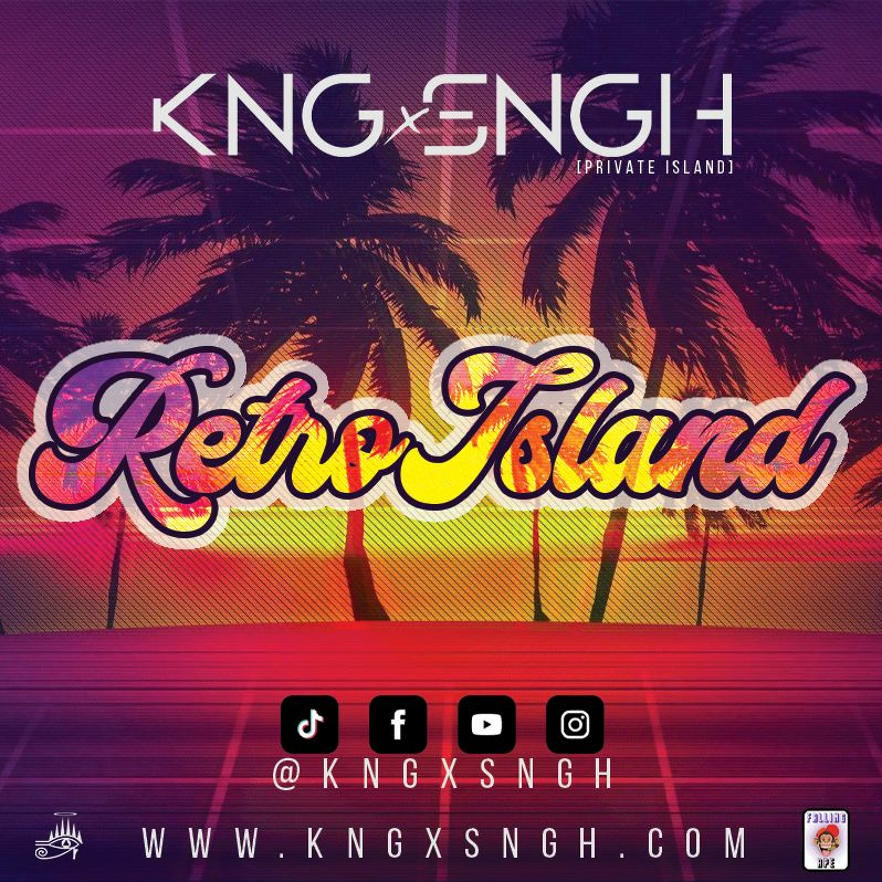 RETRO ISLAND | @kngxsngh | www.kngxsngh.com episode artwork