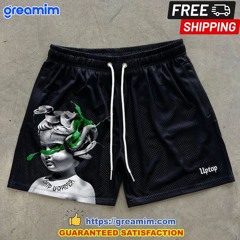 Uptop Lil Baby Drip Harder Drawstring Black Short