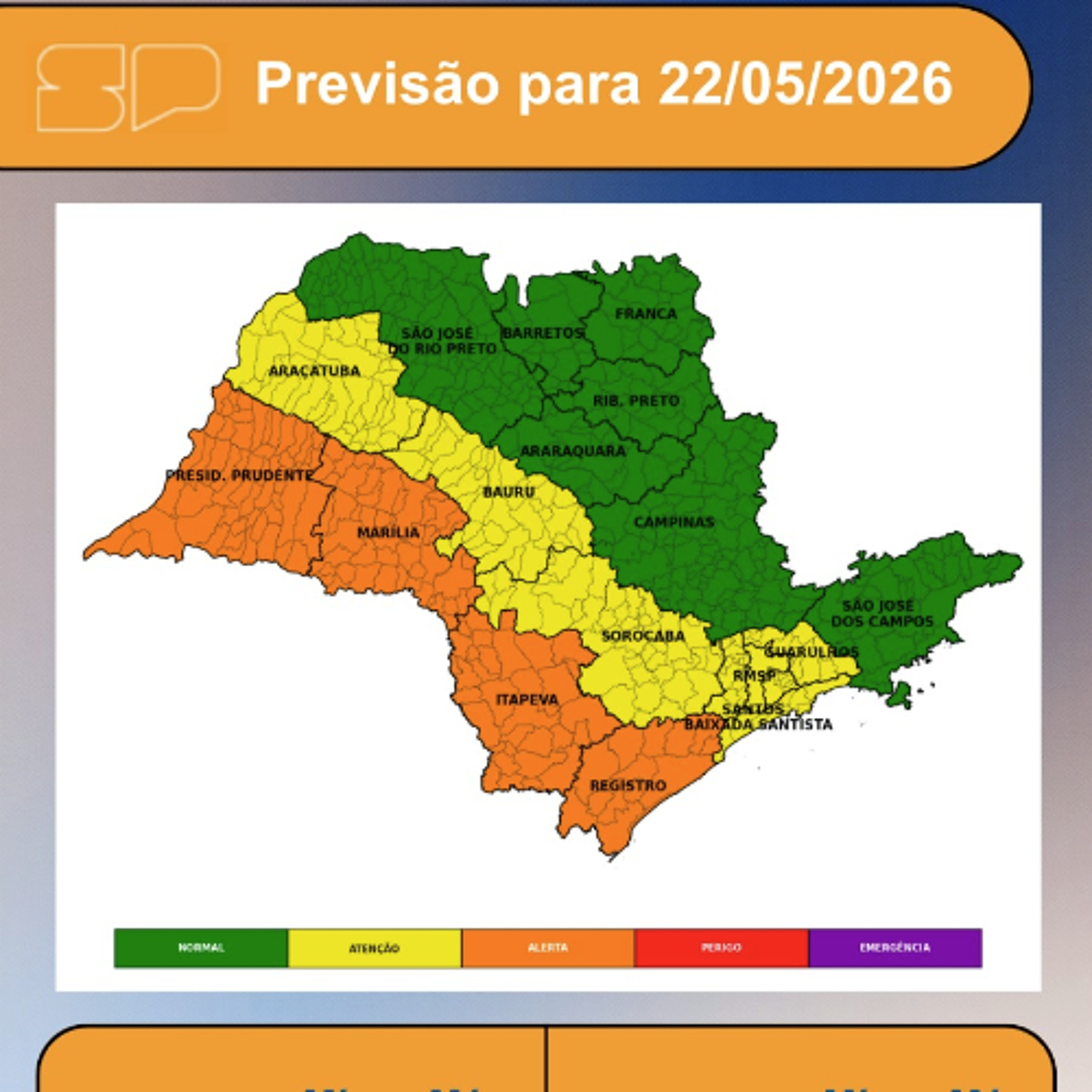 Defesa Civil - Sexta-feira, dia 22/05,  a atuação de uma massa de ar frio sobre o estado de São Paulo episode artwork