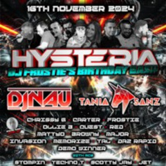 Hysteria - 16th November 24 - DJ Red, Quest & Browny,  MC Stretch, Impulse, Korkie & Tazo