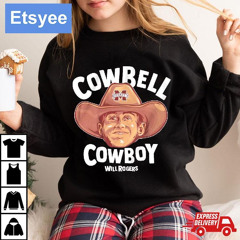 Will Rogers Cowbell Cowboy Mississippi State Bulldogs Shirt