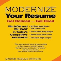 (PDF) Modernize Your Resume (Modernize Your Career)