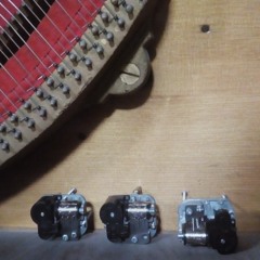 Cajita musical + arpa de piano