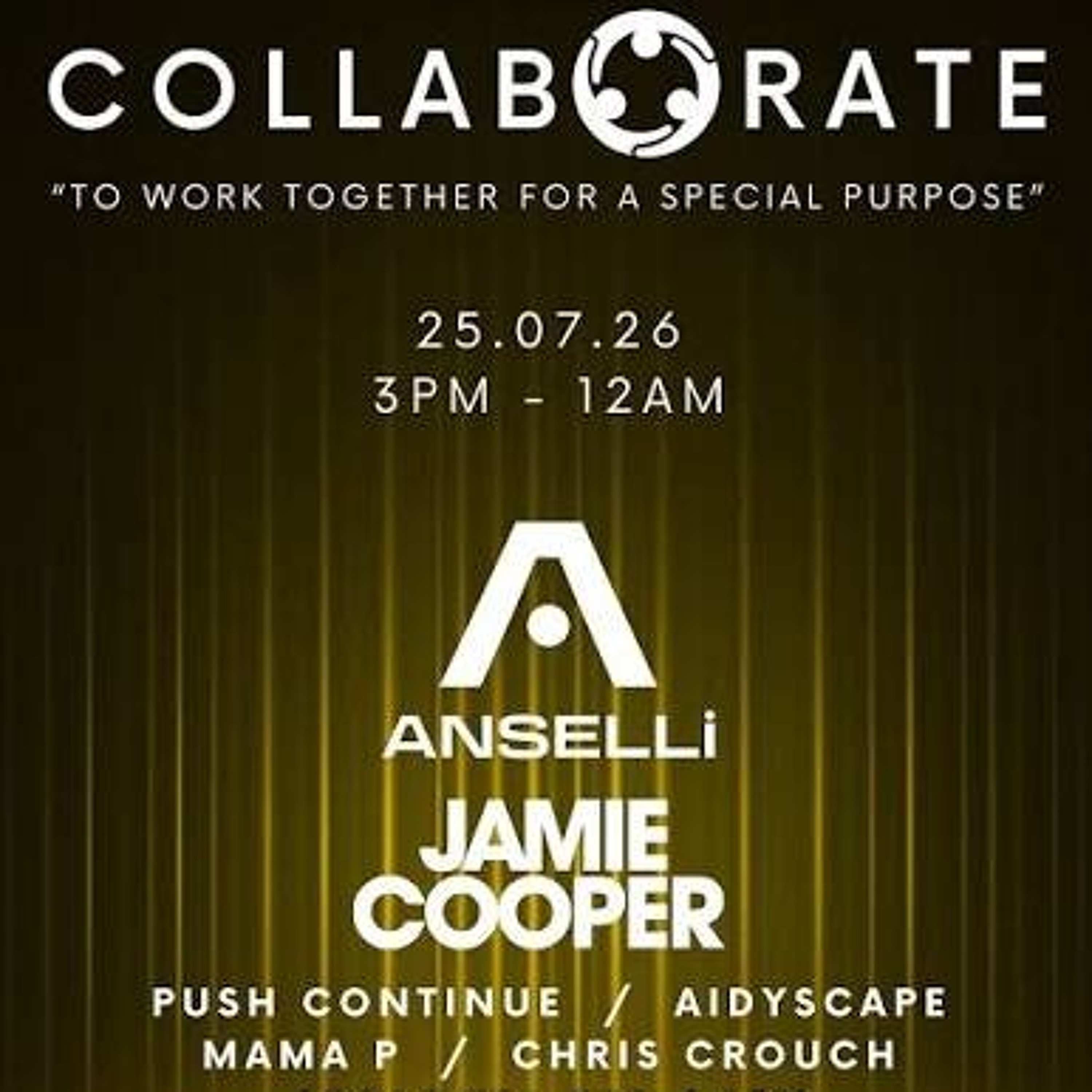 Jamie Cooper LIVE @ Collaborate (July 2026) episode artwork