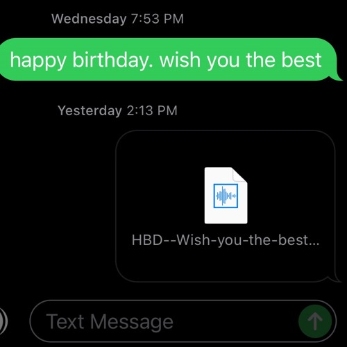 HBD(Wish You The Best)