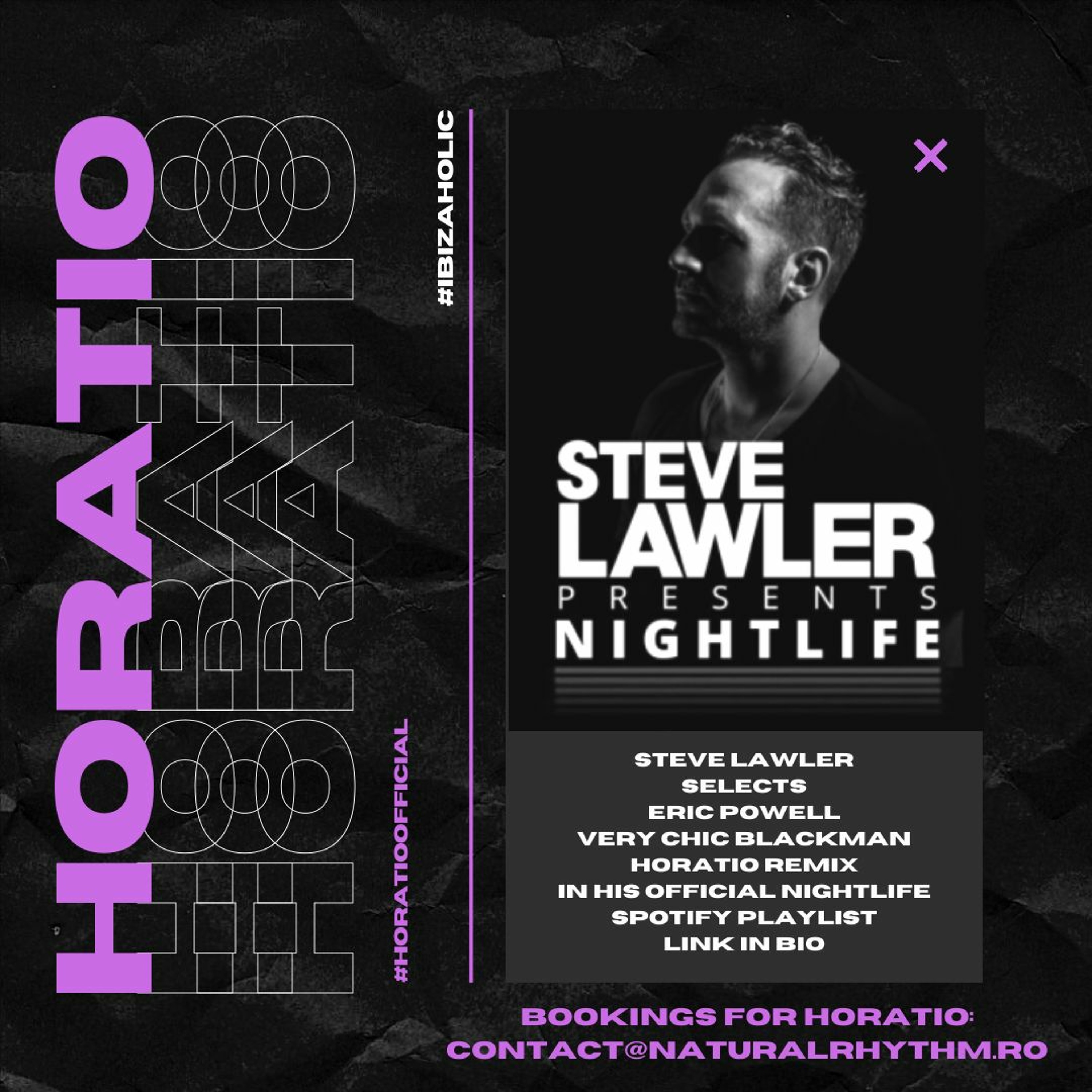STEVE LAWLER SELECTS ERIC POWELL VERY CHIC BLACKMAN HORATIO REMIX BUSH RECORDSIN episode artwork
