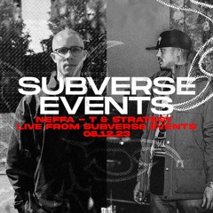 Neffa-T & Strategy live from Subverse Events, 08.12.23 @ Under the Prom
