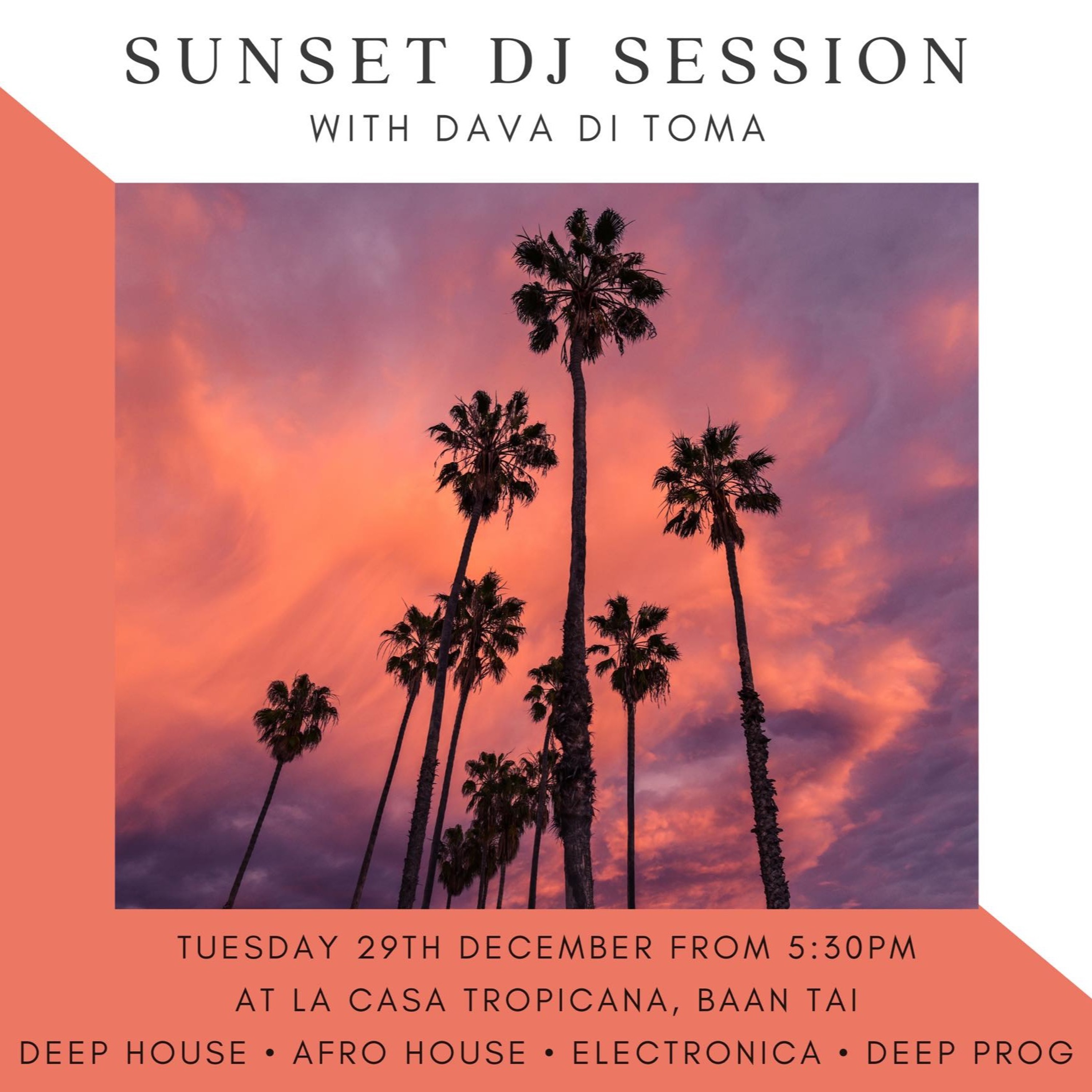 Dava Di Toma @ La Casa Tropicana Koh Phangan 29.12.20 episode artwork