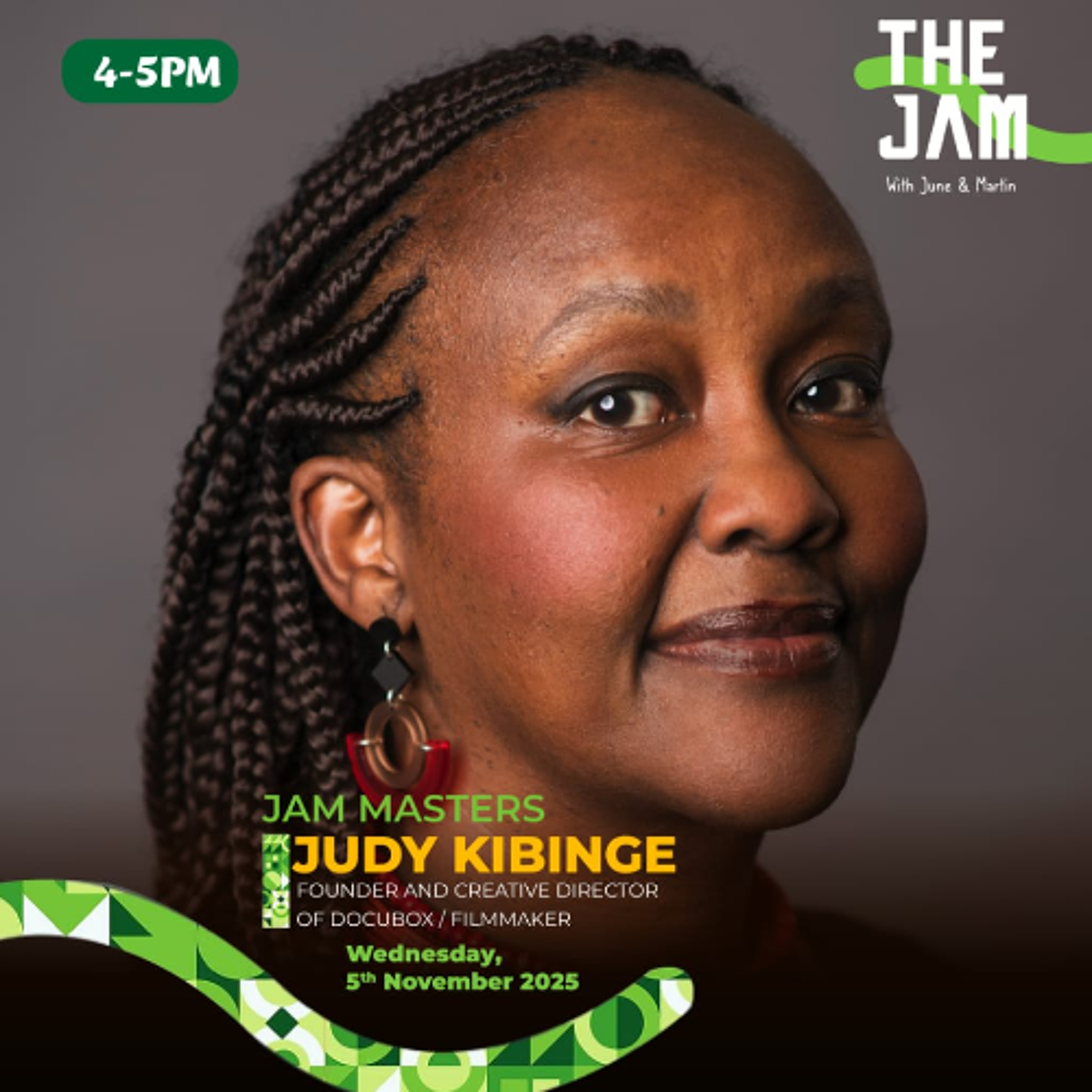 Jam Masters | Judy Kibinge - Founder and Creative Director of DOCUBOX / Filmaker